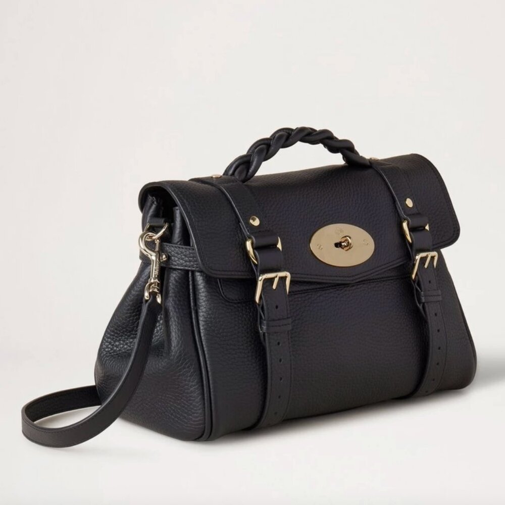 Mulberry Alexa Leather Bag, Black